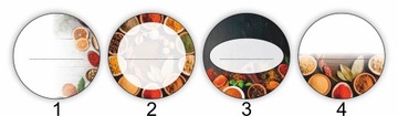 ЭТИКЕТКИ-НАКЛЕЙКИ ДЛЯ БАНОЧЕК ДЛЯ СПЕЦИЙ 12X