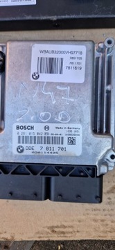 КОМПЬЮТЕРНЫЙ КОНТРОЛЛЕР ДВИГАТЕЛЯ BMW E90 525D 7811701 КЛЮЧ CAS3