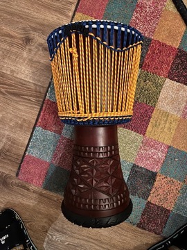 Djembe do nauki 11 60 x 28cm (wys x membrana) od nauczyciela.