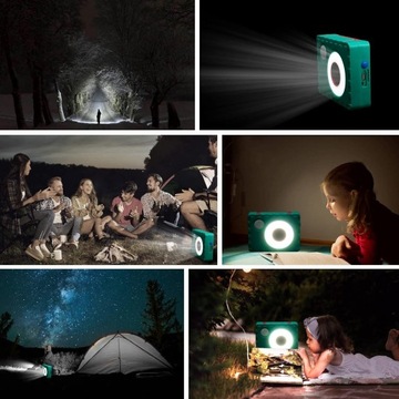 EOCOYAR LED кемпинговая солнечная лампа, зеленая