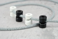 черный керамический плетеный кабель держатель лофт кабель вешалка паук DIY