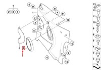 фото thumb №1, Mini cabrio r57 rear left громкоговоритель cover 2757985 51432757985