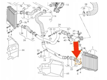 фото thumb №4, Прокладка уплотнительное кольцо трубы шланг turbo интеркулер audi seat skoda vw 3c0145117f