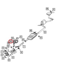 фото thumb №4, Chrysler pacifica каталізатор задній 2017 - 2020