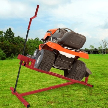 Подъемник Aufun Tractor для садовой косилки 400 кг, красный
