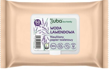 Бумага, смоченная лавандовой водой Luba 10х50