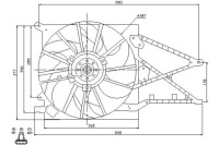 фото thumb №1, Nissens вентилятор радиатора с корпус opel astr