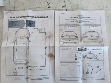 КОМПЛЕКТ КАМЕРЫ ЗАДНЕГО НАПРАВЛЕНИЯ ДЛЯ SOUND SOUND OE SEAT 000054731E