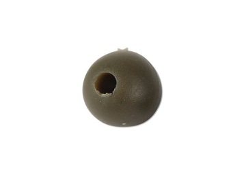 Koraliki Rubber Beads 6mm Ciemnozielone Carpspirit