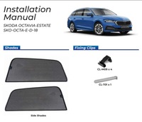 фото thumb №13, Шторки боковой skoda octavia kombi 19- защита шторка солнцезащитные