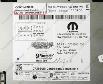 фото thumb №6, Код do радіо радіо alfa romeo continental vp1 vp2 bosch blaupunkt daiichi