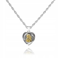 ! 925 Серебряная католическая медаль 925 1,93 г 2,5 см M9