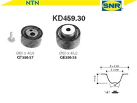 фото thumb №2, Комплект - набір ремінь розподільного валу [snr]