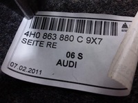 фото thumb №5, Audi a8 d4 оббивка багажника права 4h0863880c