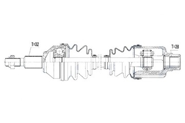 фото thumb №10, Nty полуось приводная dodge journey 08- avenger 08- правая