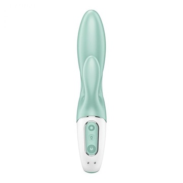 Вибратор Satisfyer Air Pump Bunny 5+ с помпой Mint