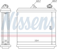 фото thumb №1, Цилиндрик тормозной nissens 72635 1618004