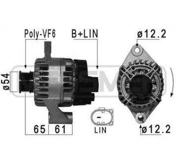 фото thumb №1, Era генератор -messmer fiat, jeep,alfa romeo