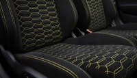 фото thumb №7, Ткань автомобильная мотоциклетная стёганая premium suede lambo design замша