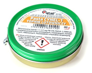 ПАЯЛЬНАЯ ПАСТА CYNEL 40G ДЛЯ МЯГКОЙ ПАЙКИ