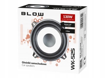 Автомобильный басовый динамик Blow WK525, НЧ-динамик, 13 см/130 мм