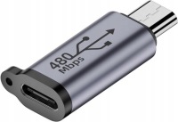 АДАПТЕР USB-C — MICRO USB, БЫСТРАЯ ЗАРЯДКА 18 Вт, 480 Мб