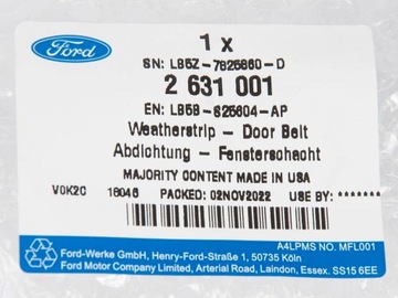 фото thumb №4, Планка przyszbowa правая зад explorer 20-