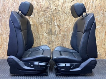 фото thumb №13, Bmw f10 комплект сиденья подогрев uk диван обшивки кожа чёрная м-пакет