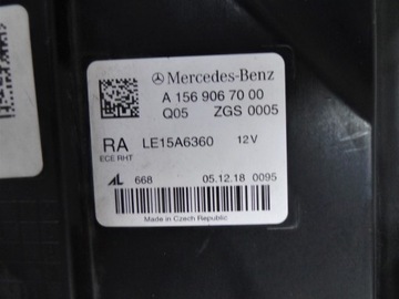 фото thumb №13, Mercedes gla x156 156 рестайлінг лампа права повний led hp