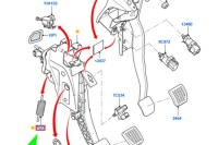 фото thumb №7, Ford galaxy mk2 пружина зворотна педаль зчеплення 7g9n-7562-aa нова оригінал