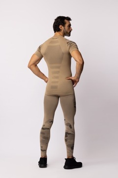 Футболка SPAIO TACTICAL, короткий рукав, песочный цвет, камуфляж, размер XXL