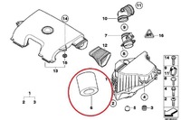 фото thumb №10, Bmw 1 e81 1.6i фильтр воздуха element 13717524412 новый оригинальный