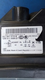 фото thumb №15, Лампа левый перед eu 3v1941015a skoda superb iii 3 3v1 15- ксенон