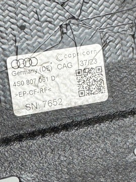 фото thumb №8, Планка накладка бампера диффузор перед audi r8 4s0 4s0807061d карбон