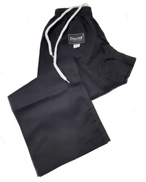 KIMONO DO KARATE KARATEGI CZARNE 8 OZ + PAS 190 cm