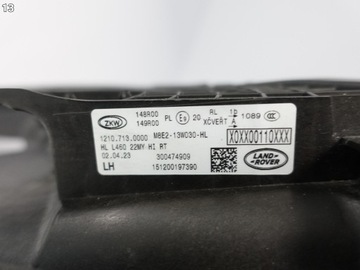 фото thumb №14, Land rover range rover l460 v 22- лампа повний led ліва перед європа