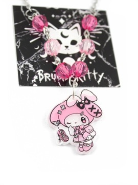 wisiorek MyMelody HARAJUKU pastel goth gothic lolita scene emo kawaii core
