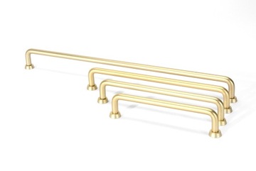 Uchwyt meblowy reling US18 G33 128 mm złoty mat