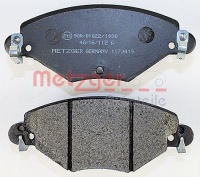 фото thumb №4, Metzger 1170419 набір гальмівних колодок гальмівних, гальма дискові