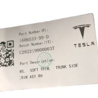 Tesla model s 2022 з задній обшивка / оббивка / багажника Зі Шроту, фото thumb