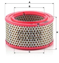 фото thumb №1, Mann-filter c 1213 фільтр повітря