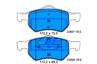 фото thumb №1, Ate гальмівні колодки гальмівні chrysler перед voyager 2,4-3,