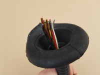 фото thumb №7, Штекер з'єднувач джгут двері правий перед opel astra h 18 кабелі кругла