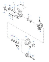 фото thumb №7, Підшипник ступиця колеса ford ranger mk4 1998-2001