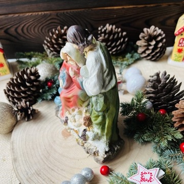 Bożonarodzeniowa Figurka Święta Rodzina Szopka, Stajenka Pod Choinkę