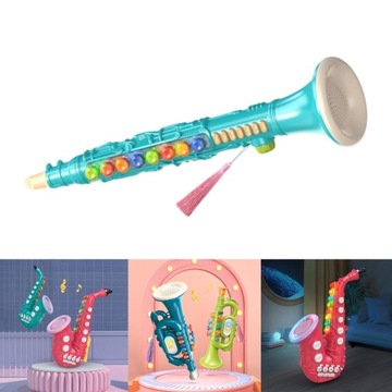 8-tonowy instrument muzyczny zielony klarnet