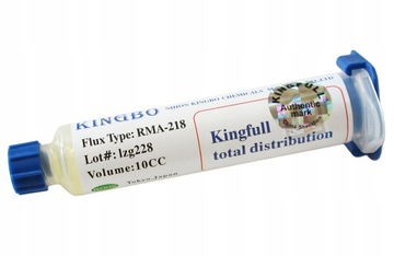 KINGBO RMA-218 10g FLUX TOPNIK + TŁOCZEK IGŁY