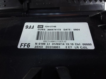 фото thumb №5, Opel astra j обігрівач 13412748
