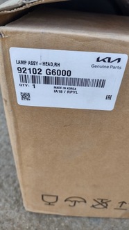 фото thumb №10, Kia picanto iii 3 17- лампа правая обычная оригинальный номер eu 92102-g6000
