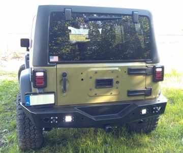 фото thumb №6, Jeep wrangler jk бампер сталевий зад задній rtech